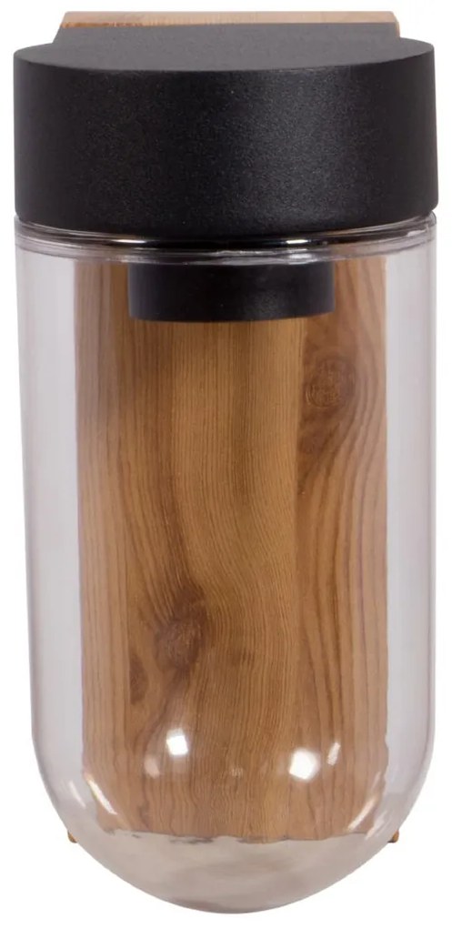 Applique da Esterno Color Legno con Base E27 IP54