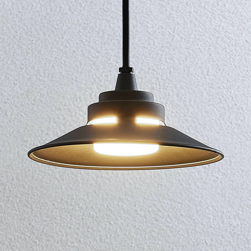 Lindby Lampada a sospensione LED da esterni Cassia