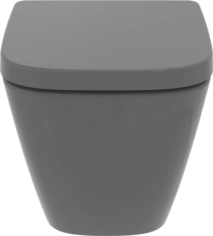 Vaso WC filomuro IDEAL STANDARD i.life b, sedile escluso P 54 x L 35.5 x H 40 cm grigio / argento