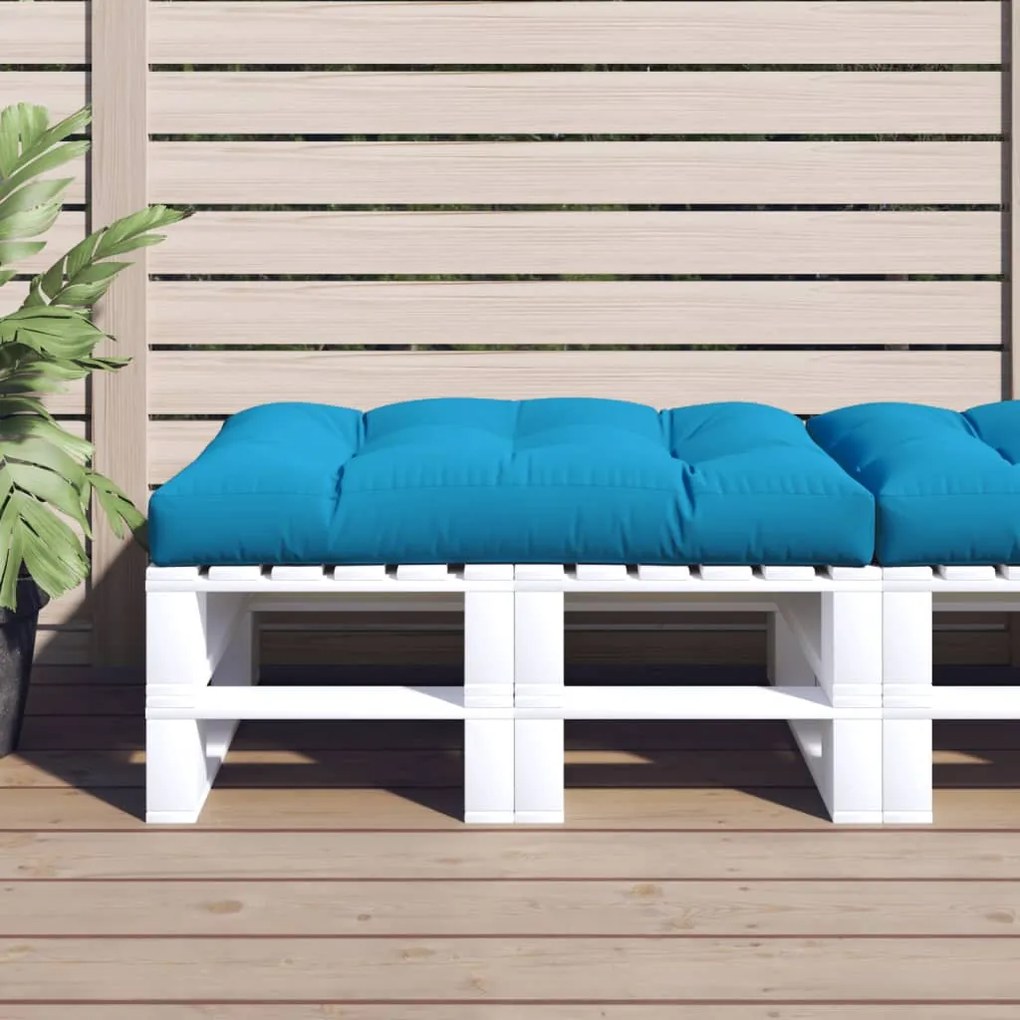 Cuscino Per Pallet Blu 120x80x12 Cm İn Tessuto /