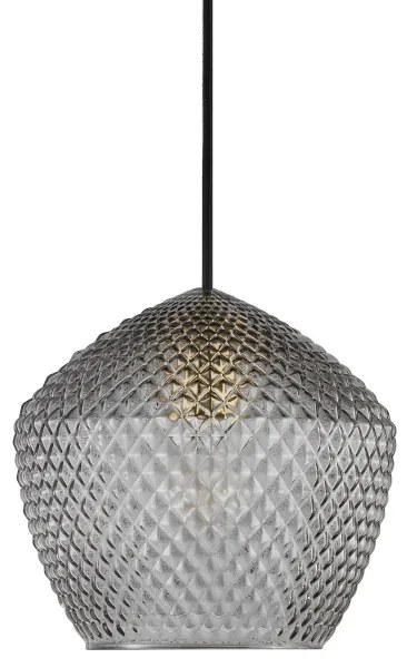 Nordlux - Lampadario a sospensione con filo ORBIFORM 1xE27/40W/230V nero/grigio