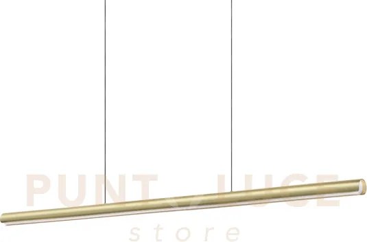 Dorica lampadario a sospensione 140cm led 3000k 35w  3900 lm ottone...