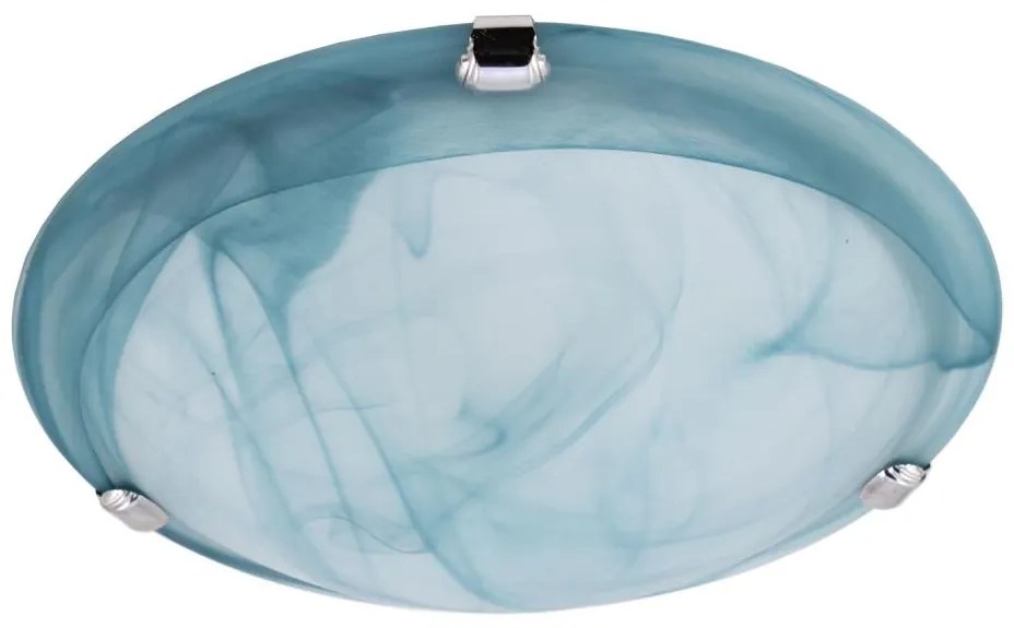 Redo 05-390 - Plafoniera VIRGINIA 1xE27/42W/230V diametro 30 cm blu