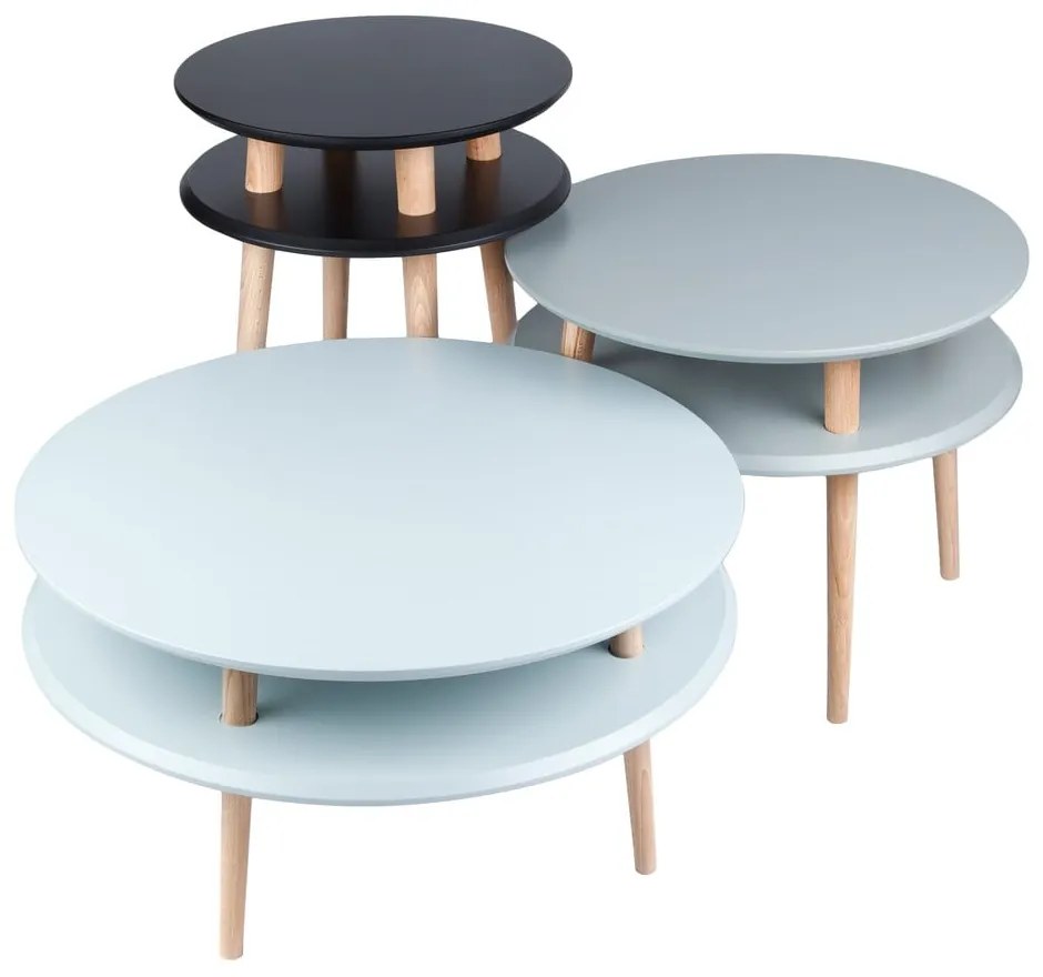 Tavolino grigio scuro UFO, ⌀ 57 cm Ufo - Ragaba