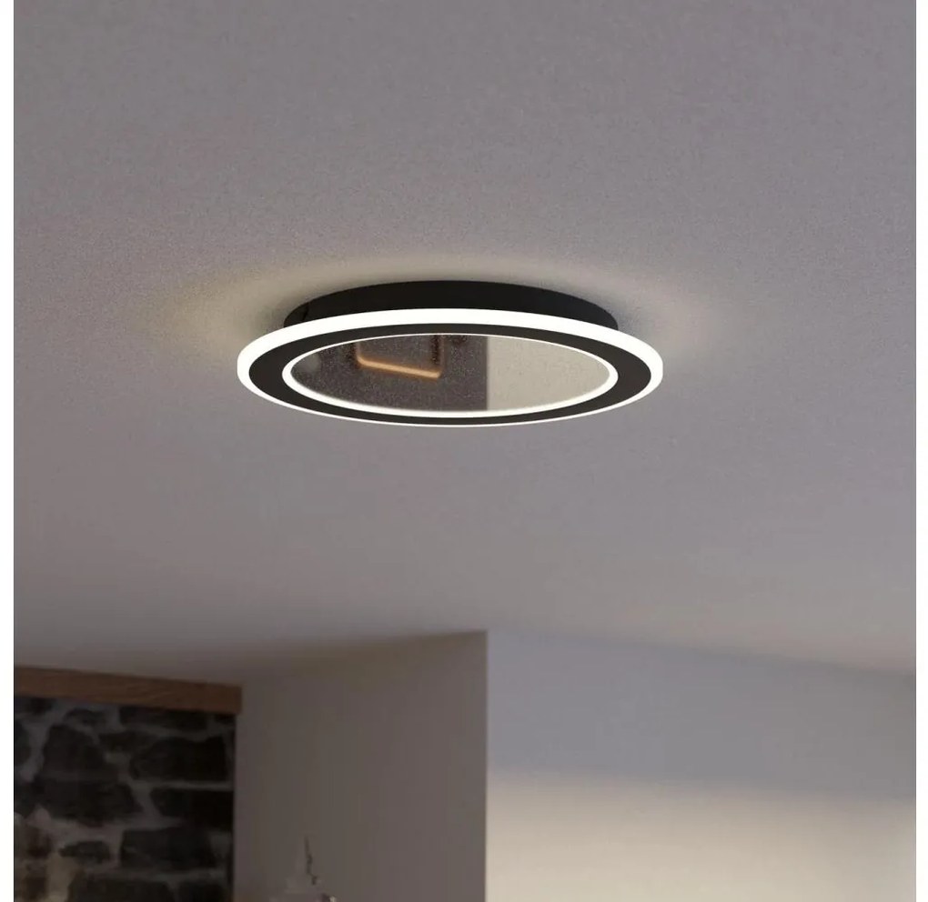 Eglo 901238 - Plafoniera LED dimmerabile MACCHIONI LED/20W/230V nero + +TC