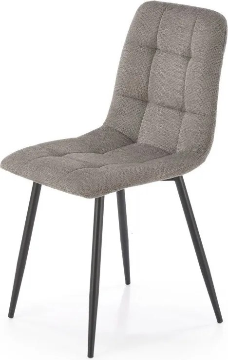 Sedia K560 tessuto grigio H88 cm