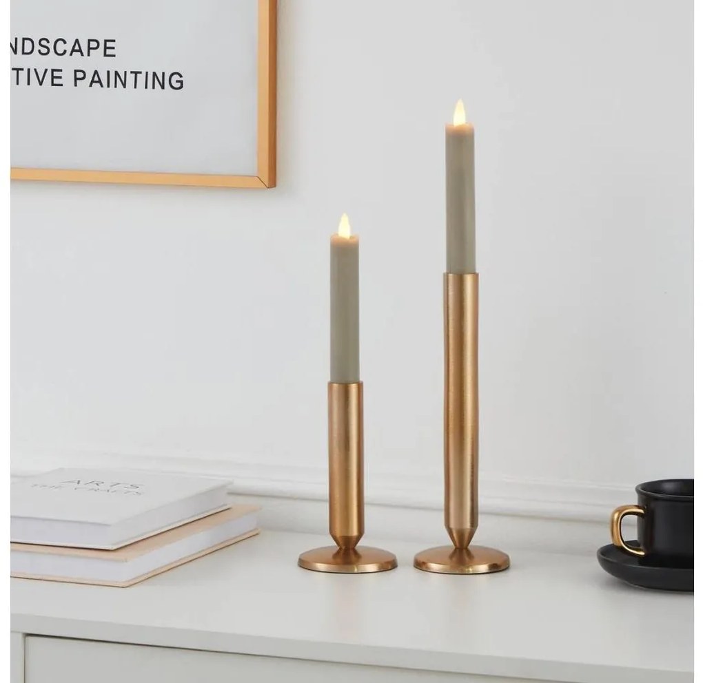 Eglo 422221 - SET 2x LED Candele ANTANABE LED/1xAAA 15 cm beige