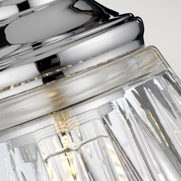 Quintiesse QN-KEYNES1-BATH-LED Applique da bagno KEYNES 1xG9/3W/230V IP44, cromo lucido