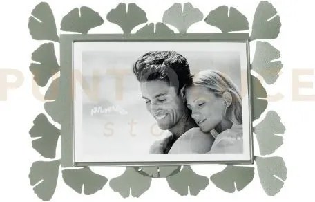 Portafoto ginkgo piccolo orizzontale giada
