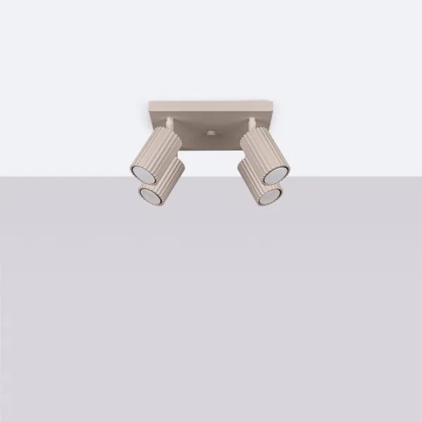 Brilagi - Faretto LED CRESTO 4x GU10/10W/230V taupe