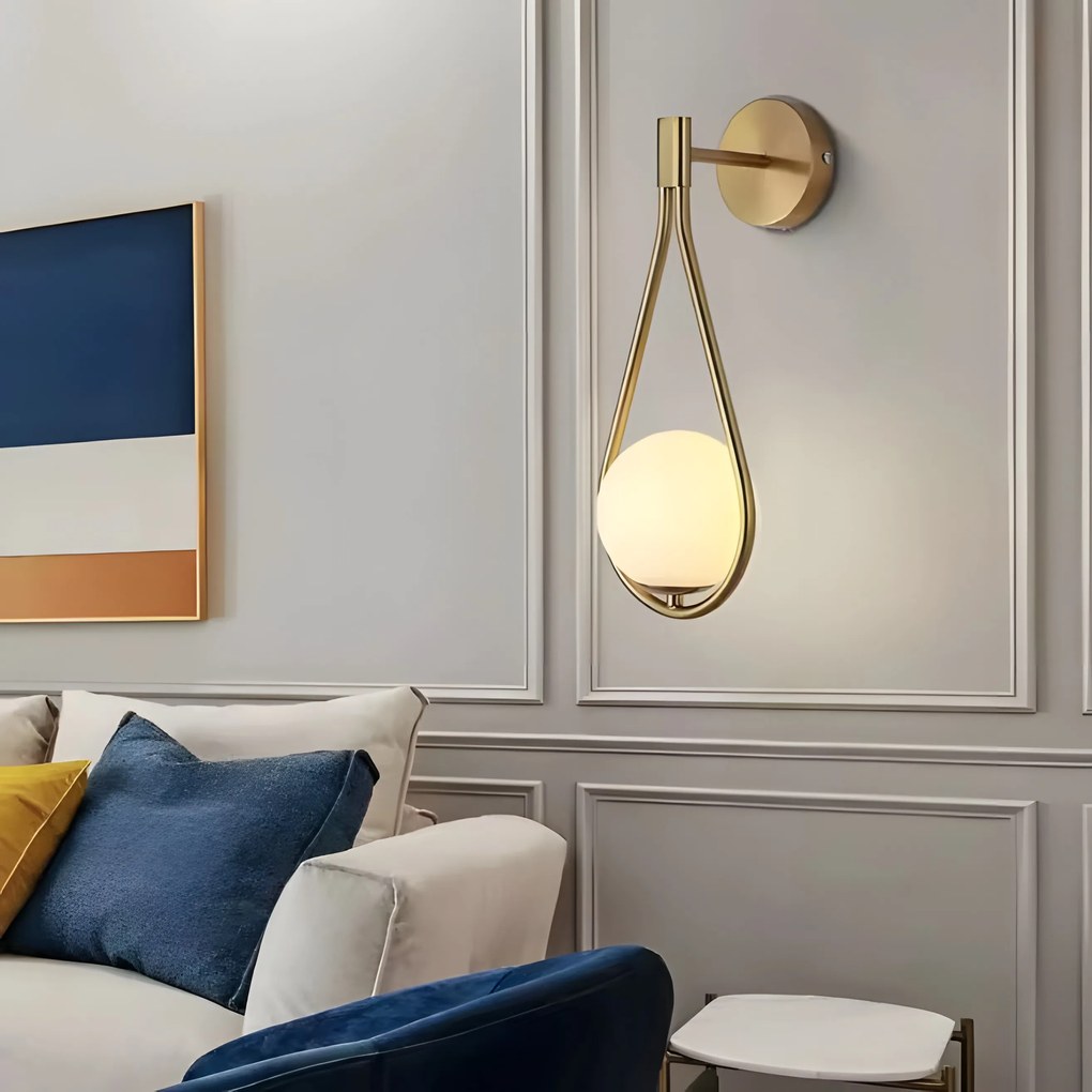 Lampada da parete G094-1W GOLD WHITE