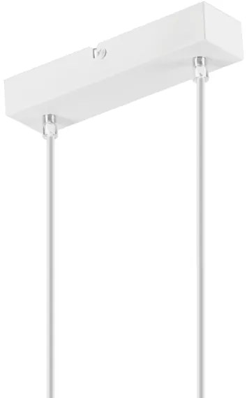 Lampadario a cavo SIMON 2xE27/60W/230V bianco/rovere
