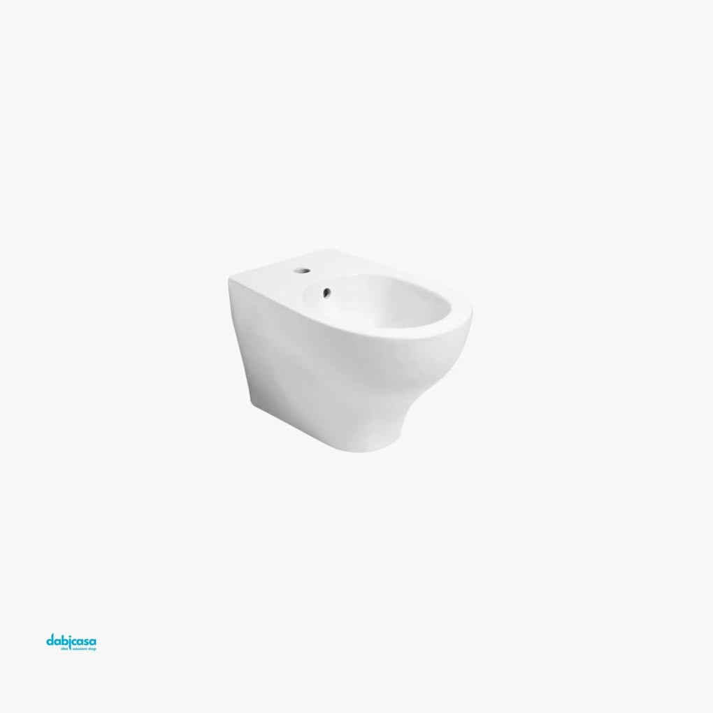 Azzurra Ceramica "Pratica" Bidet Sospeso Bianco Lucido