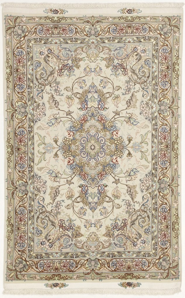 Tabriz Tappeto 160x100 (Iran) Annodato A Mano