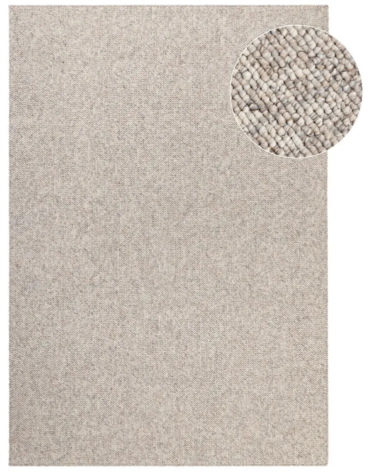 Tappeto grigio/color crema lavabile 160x230 cm Rocco Dark Cream – Elle Decoration