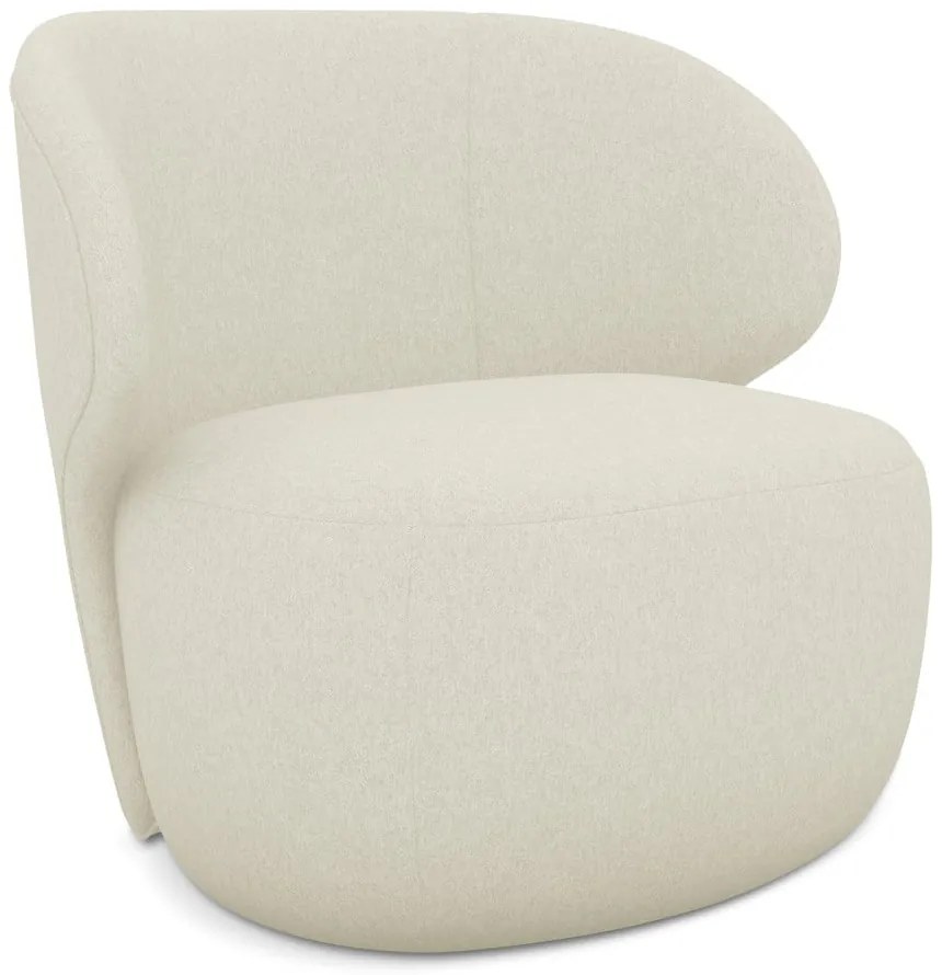 Poltrona color crema Kama – Makamii