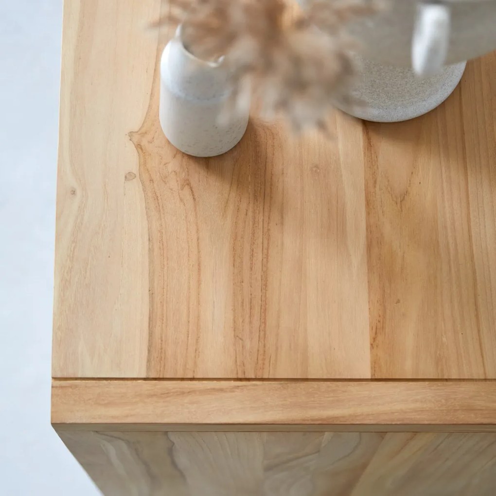 Tikamoon - Buffet credenza bassa in legno massello di Teak Tikamoon