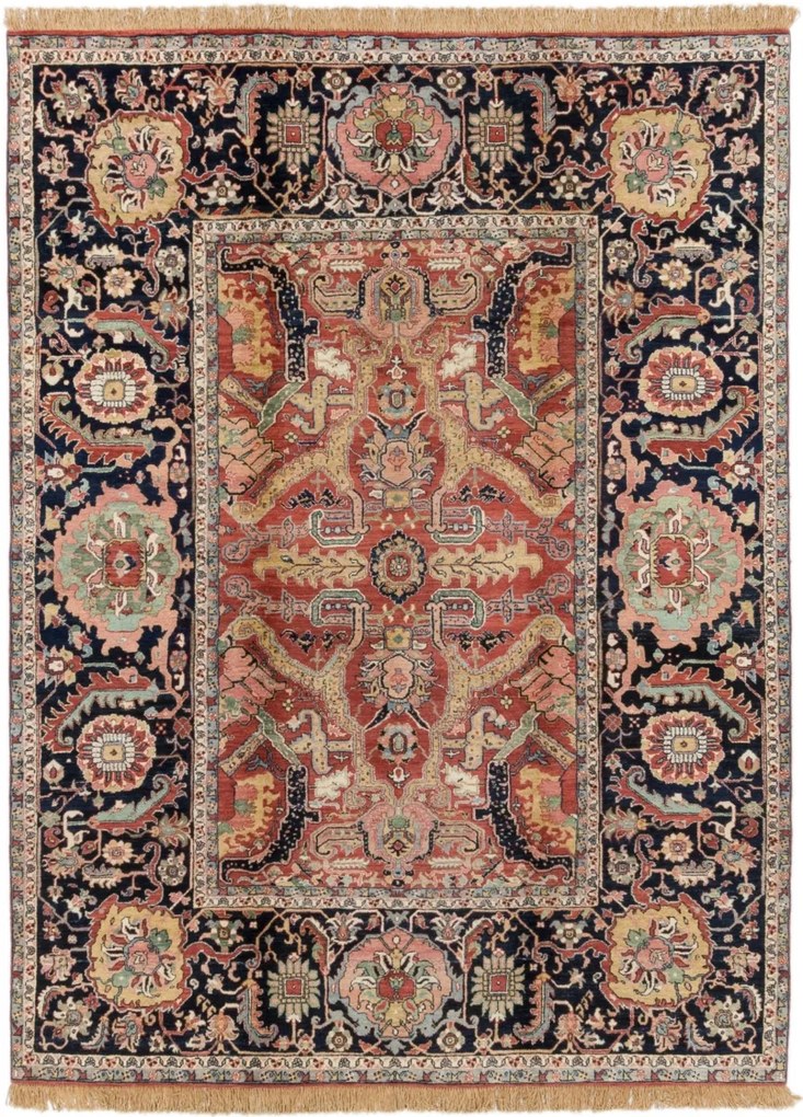 Heriz Tappeto 240x330 (Indian) Annodato A Mano