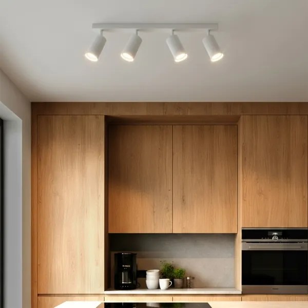 Brilagi - Faretto LED RGBW dimmerabile SELE MODERN 4xGU10/4,8W/230V bianco