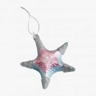 Confezione Da 4 Ornamenti Natalizi Ostar Multicolore Soft - Sklum