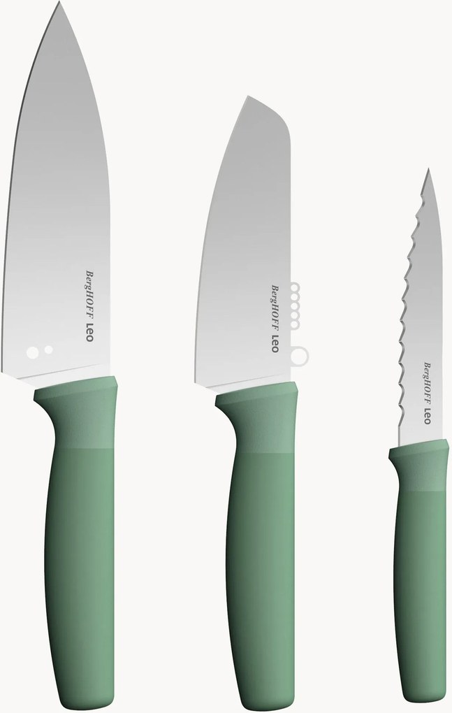 Set di 3 coltelli da cucina Forest