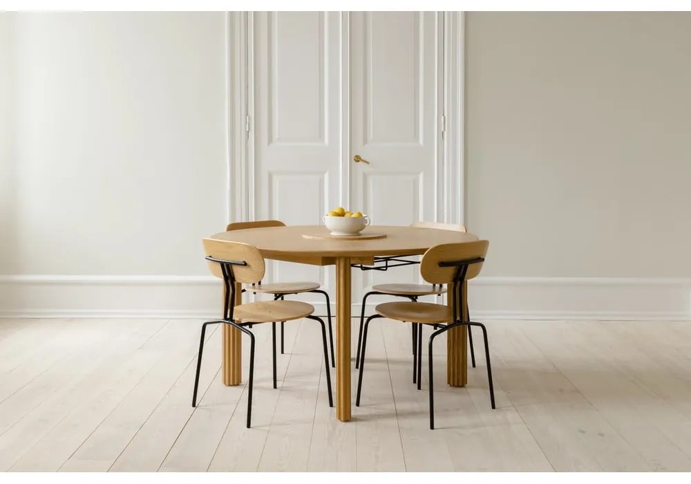 Sedie da pranzo in beige-oro Curious - UMAGE