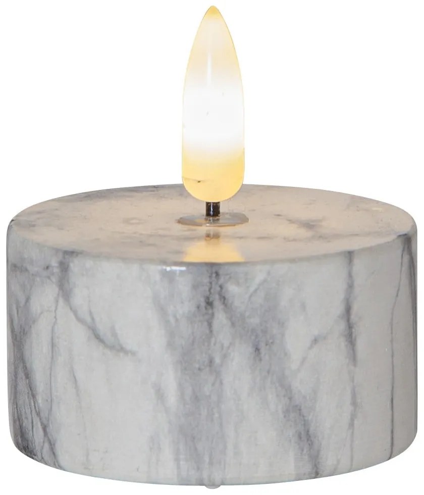 Candele LED in set da 2 (altezza 6 cm) Flamme Marble - Star Trading