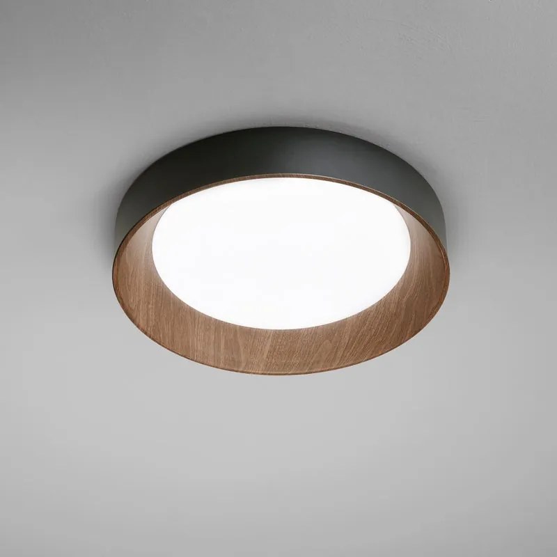 Plafoniera LED I-ARKA-PL50-NER nero IP20 cct da bianco caldo a bianco freddo con regolazione di temperatura, 5000 lumen LUCE AMBIENTE DESIGN