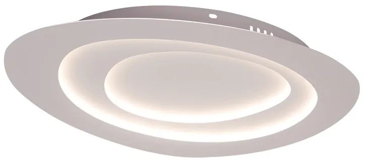Plafoniera LED Isotta bianco IP20 cct da bianco caldo a bianco freddo con regolazione di temperatura, 3000 lumen NOVECENTO