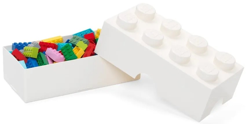 Scatola per bambini bianca in plastica 20x10x7 cm – LEGO®