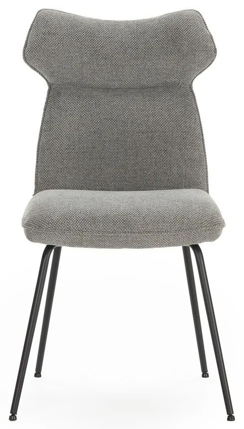 Set di 2 sedie da pranzo grigie Dara - Marckeric