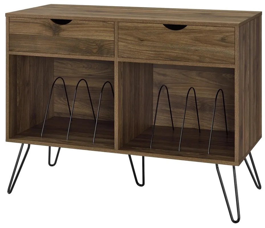 Portadischi in noce 101x81 cm Concord - Novogratz