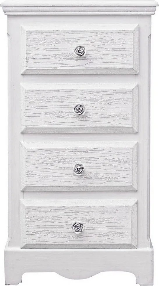 Cassettiera Blanc 4 Cassetti L in Legno...