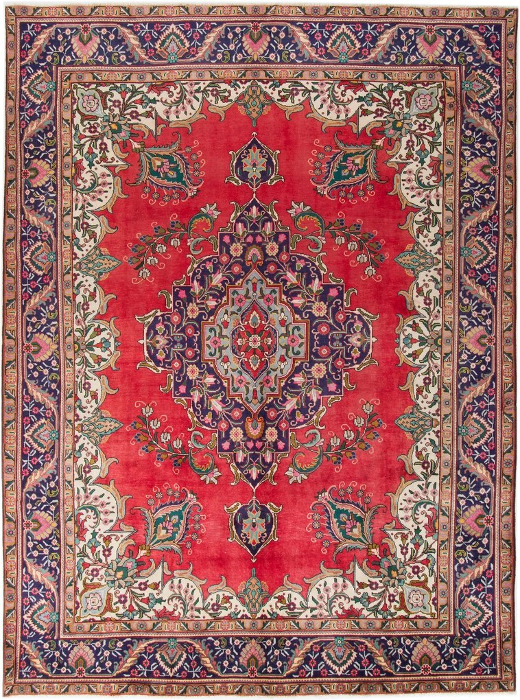 Sarouk Tappeto 300x390 Rosso (Iran) Annodato A Mano