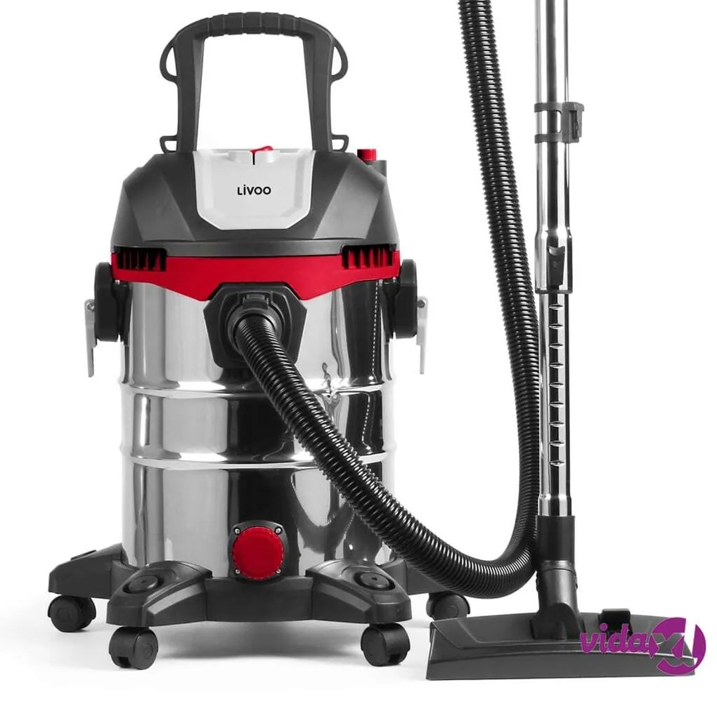 Livoo Aspirapolvere Umido e Secco 23 L 1200 W Nero