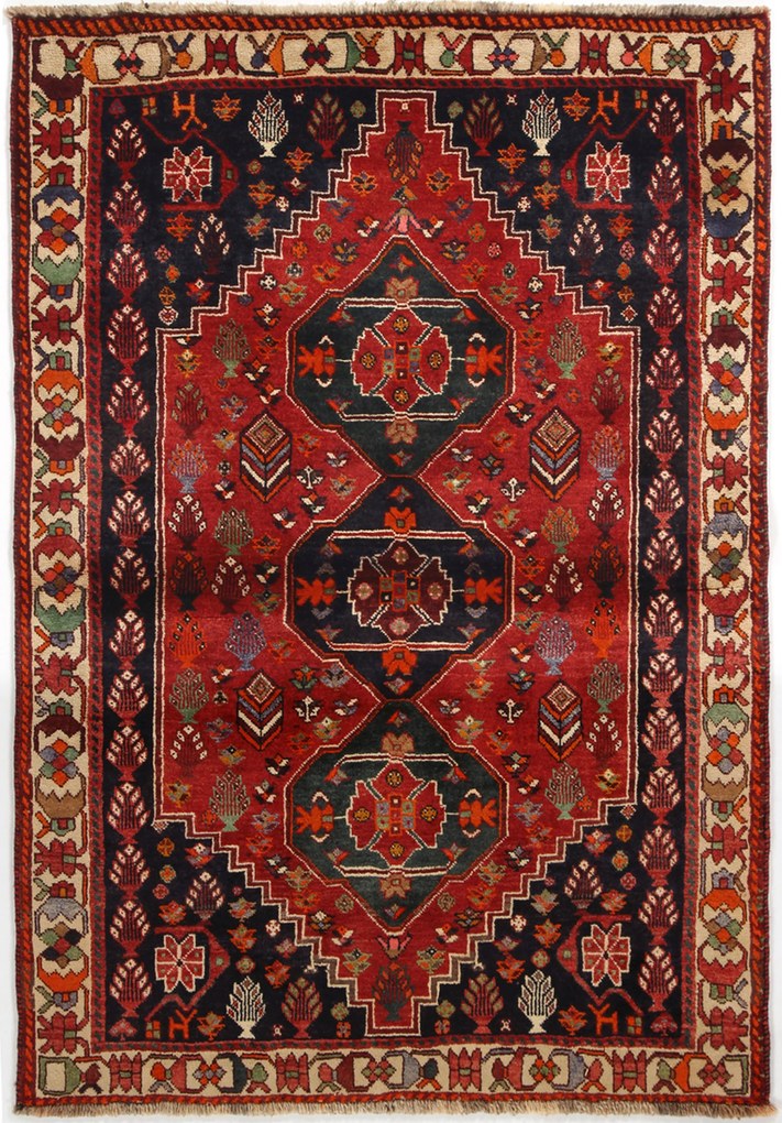 Gashghai Tappeto 170x120 (Iran) Annodato A Mano