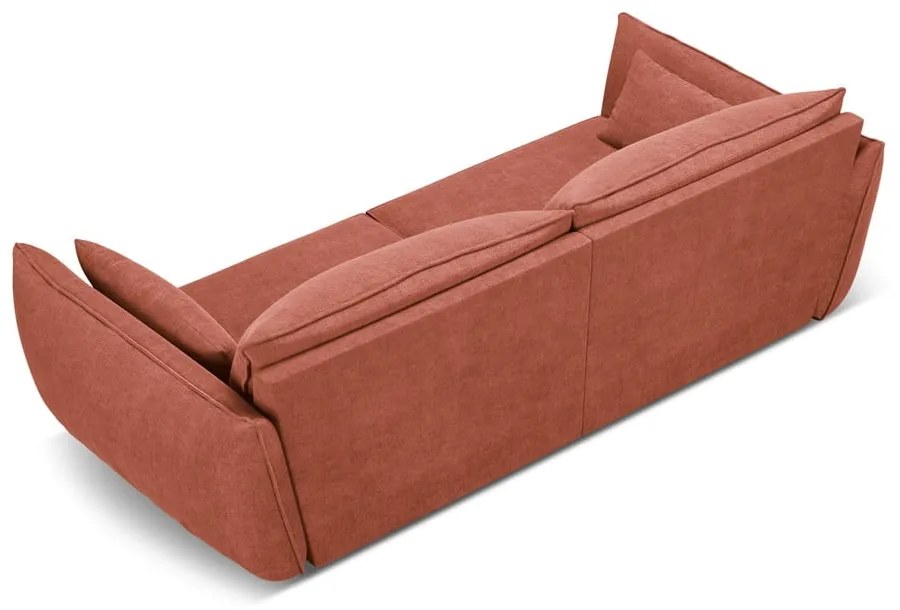 Divano rosso 208 cm Vanda - Mazzini Sofas
