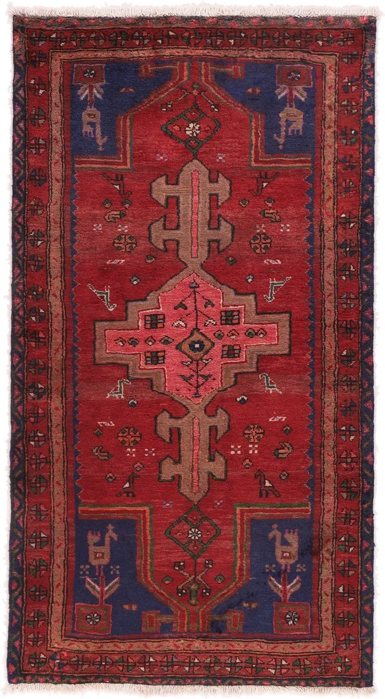 Hamedan Tappeto persiano 110 x 200 (Iran) Annodato A Mano