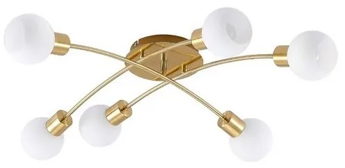 Agmar 6 Plafoniera Brass - Lindby