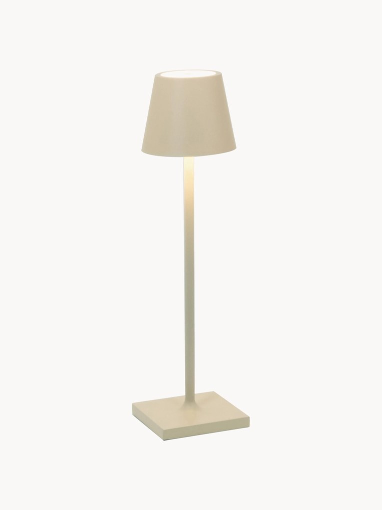 Lampada da tavolo portatile a LED con luce regolabile Poldina Pro Micro