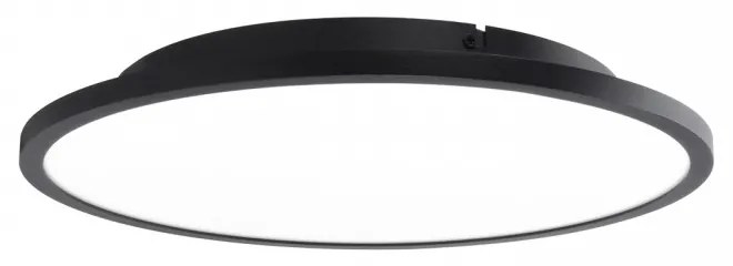 Plafoniera LED 36W Ø400mm con driver Philips Nera 4.680lm CCT Colore Bianco Variabile CCT