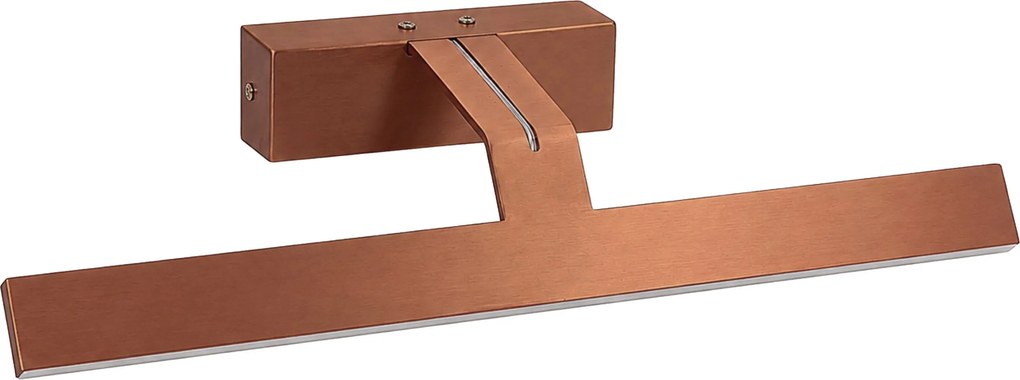 Applique da bagno LED SWE013-1W 43cm BRUSH COPPER