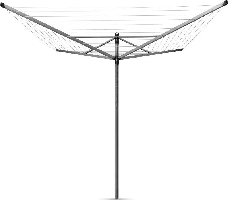 Stendino da giardino argentato 60 m Lift-O-Matic – Brabantia