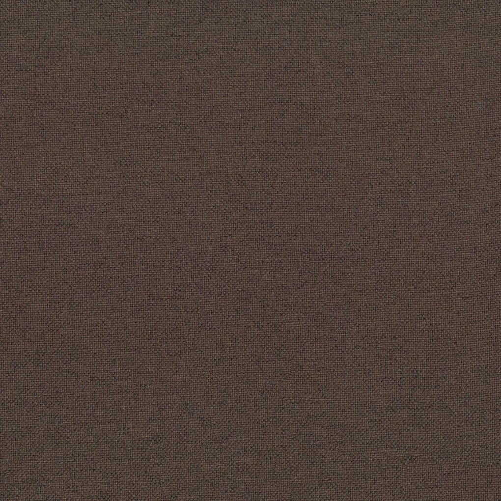 Noel letto minimal scandinavo con piedi in mogano e tessuto fiammato impermeabile T19 marrone