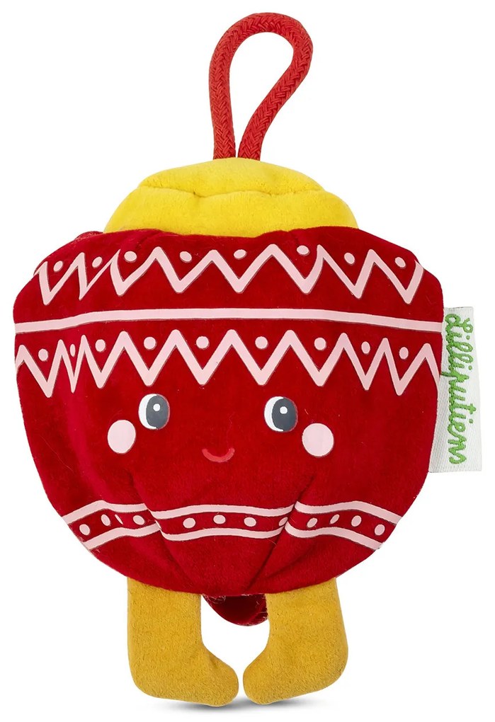 Lilliputiens - Decorazione natalizia - Bibbi elfo in tessuto reversibile e fosforescente