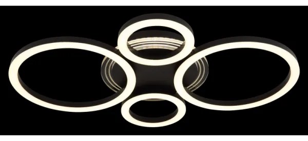 Globo 48039-40 - Lampada LED da soffitto LORETTA LED/40W/230V Ø35,5x53 cm nera