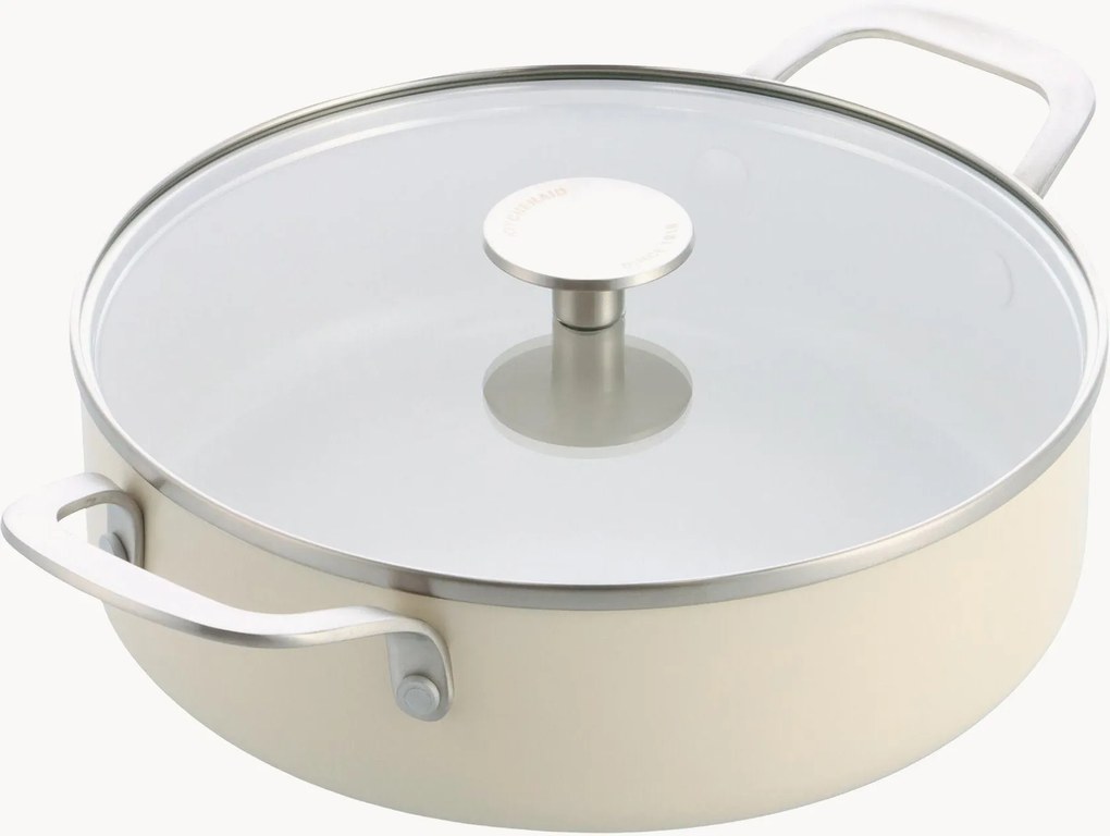 Padella antiaderente con coperchio in alluminio forgiato Classic