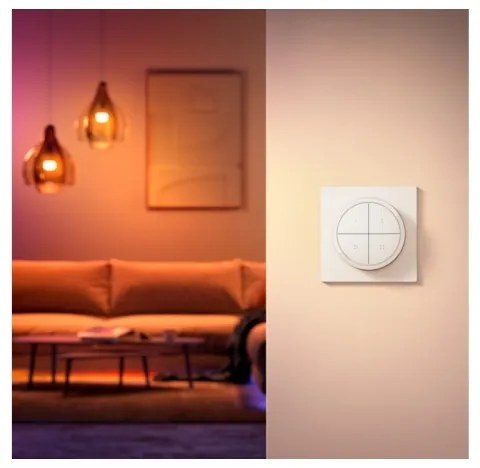 Philips - Controllo remoto con interruttore  Hue TAP 1xCR2032 bianco