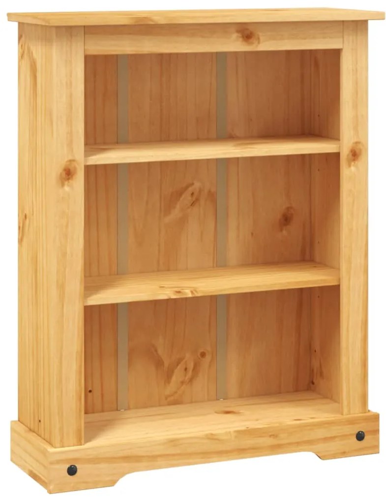 Libreria a 3 Ripiani Pino Messicano Corona Range 81x29x100 cm