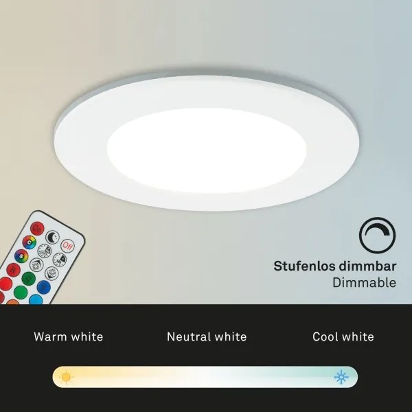 Briloner - SET 3x Lampada LED dimmerabile da bagno LED/4,8W/230V IP65